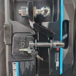 Curt Ball Mount 2" Trailer Ball Hitch Lock & Hitch Time Cover