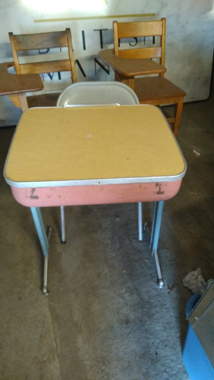Antique School Desk