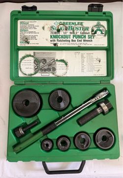 Greenlee 7238SB Manual Punch Driver Set w/case
