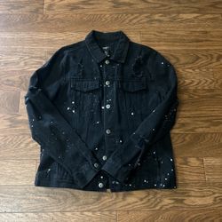Forever 21 Black Jean Jacket