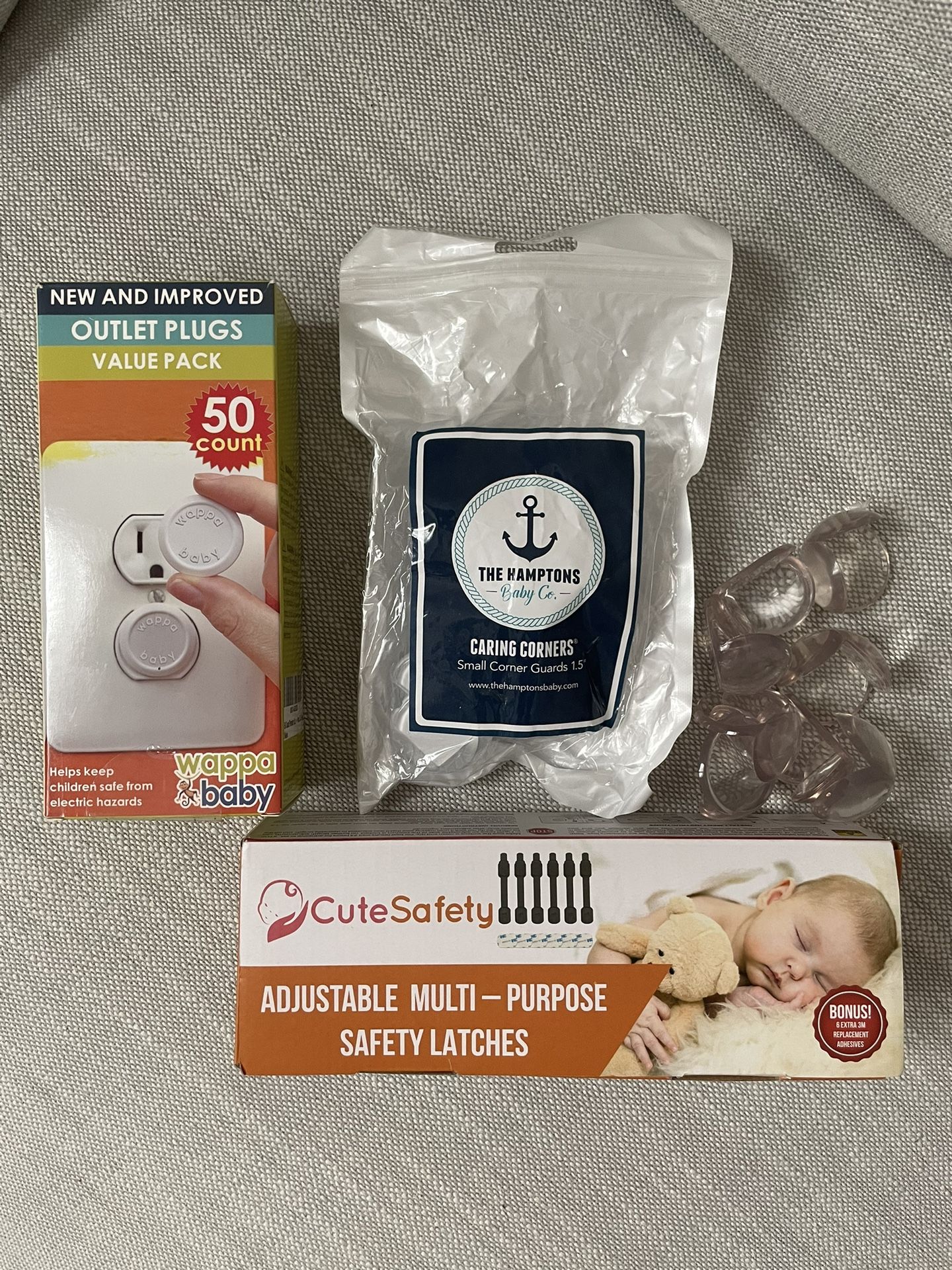 Baby Safety Locks and Corner Guards, a Bundle