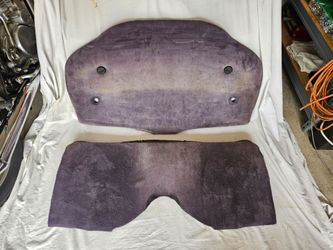 97-04 porsche boxster rear carpet set engine firewall