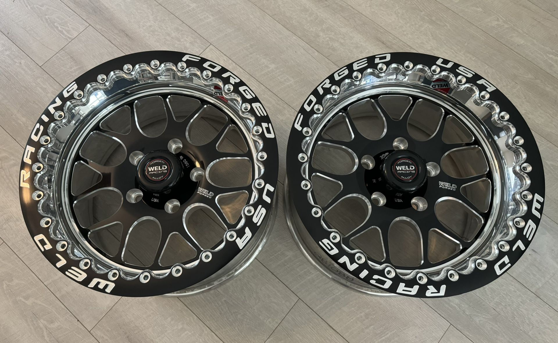 17x10 Weld Racing RTS S77 Beadlock Forged Wheels 5x135 99-04 Ford Lightning PAIR