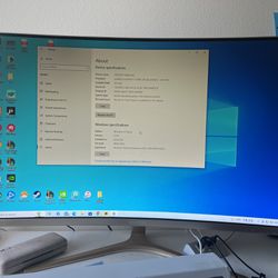 Gaming PC 1070 + 32 Inches 144hz Curved Monitor