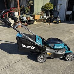 Brand New Makita 21 in. 18V X2 (36V) LXT Lithium-Ion Cordless Walk Behind Self Propelled Lawn Mower, (Tool Only)