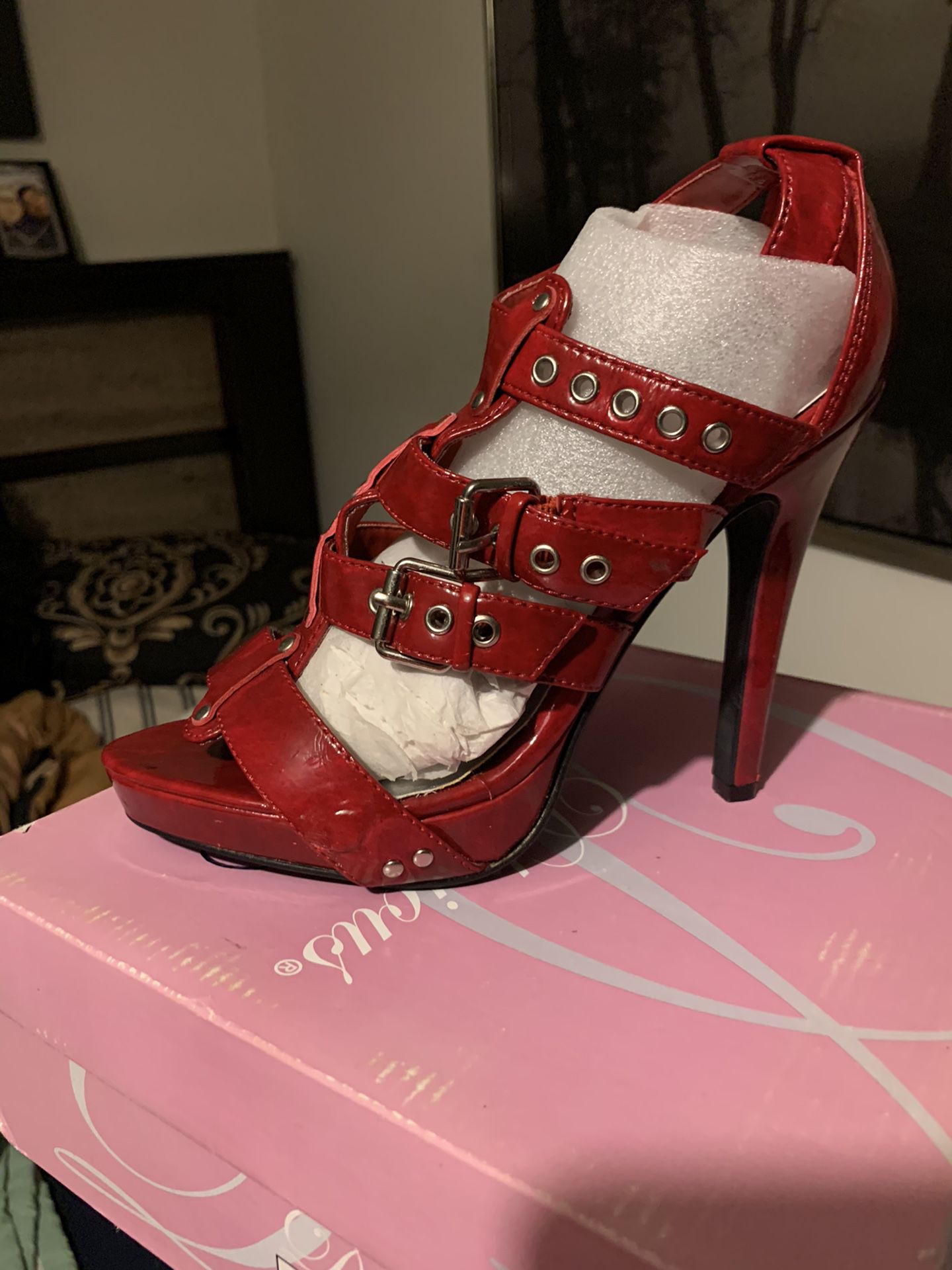 Red high heels