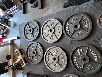 Barbell Weight Plates with Weight Rack