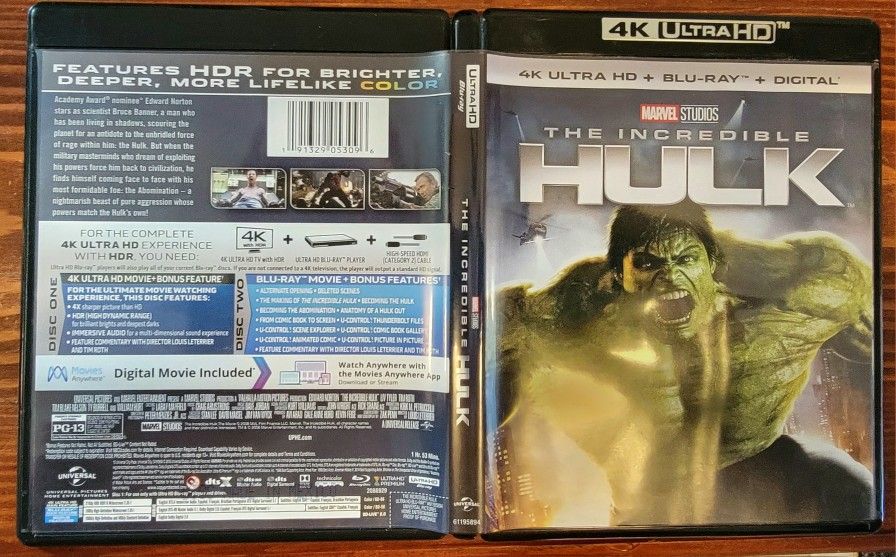 The Incredible Hulk 4K UHD