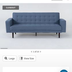 Convertible Futon Sleeper Sofa Bed