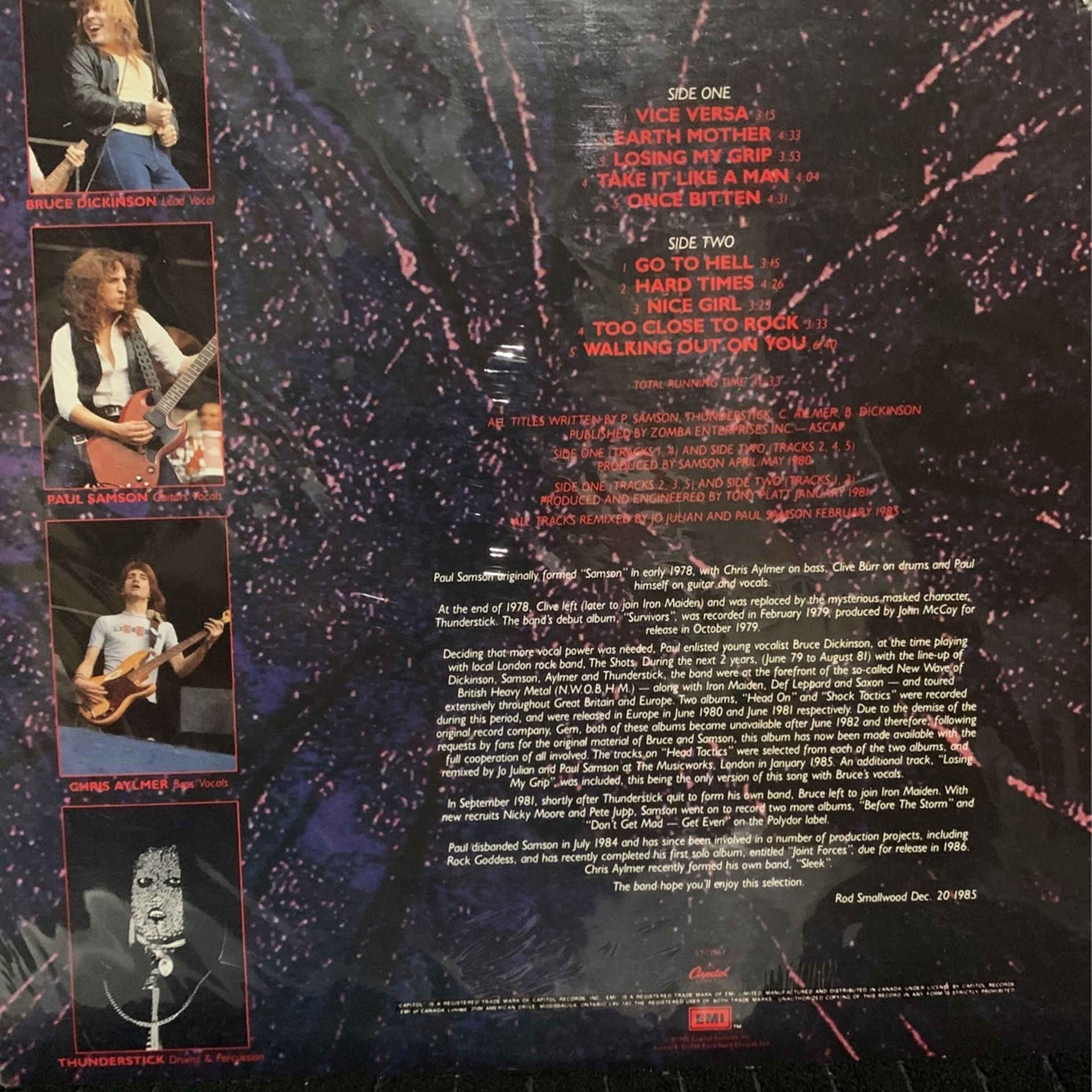 Samson “Survivors” And “Head tactics” Lps factory sealed Electronics & Media