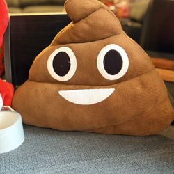 Poop Emoji Pillow