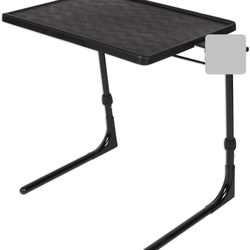 Table-Mate TV Tray Table - Portable Desk Folding Dinner Tray Couch Table Trays for Eating Laptop