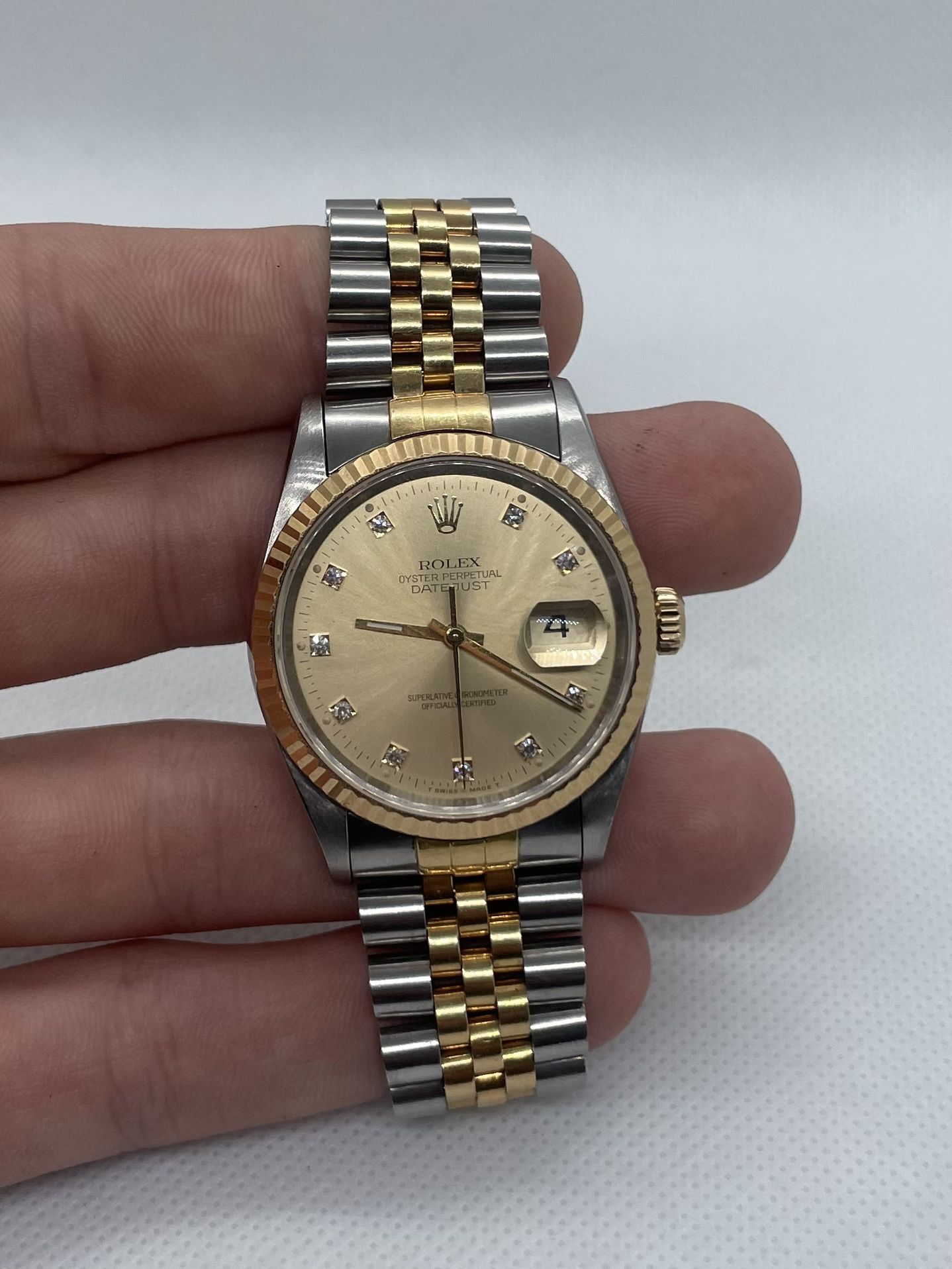 Rolex DateJust Diamond Dial