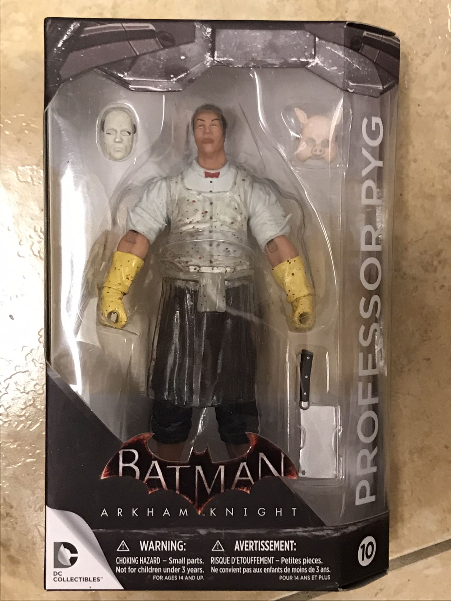 VINTAGE DC COLLECTIBLES BATMAN ARKHAM KNIGHT PROFESSOR PYG 6" ACTION FIGURE NEW