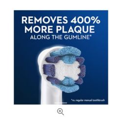 Oral-B Replacement Electric Toothbrush Head, 3 Count, Precision Clean, 3 Count