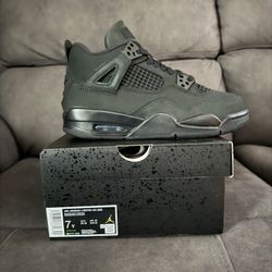 Jordan Retro 4 Black Cat Size 7Y DS
