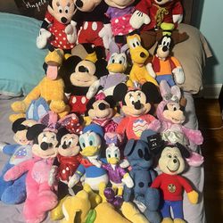 Disney Mickey and Friends 20 Stuffed Animals. $200 for all or message for individual prices