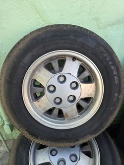 15" rims and tires