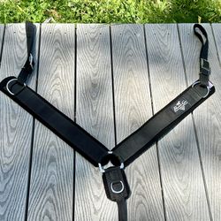 Black Padded Breast Strap