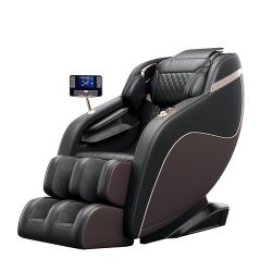 Luxury Meets Technology! Zero Gravity Massage Chair with SL-Track, Shiatsu, Heated Back & Calves, Foot Rollers, Built-in Speakers & Smart LCD Control 