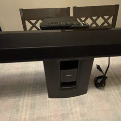 Bose CineMate 1SR  Speaker System Black Soundbar w/Wireless Sub & REMOTE