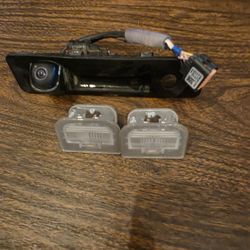 Rear view back up parking assist camera for Kia optimal 2016-2020 with the molding and additional free two license plate tail lights