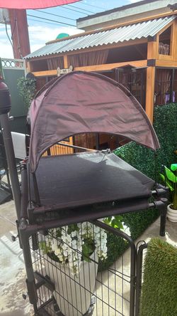 Dog cots with removable canopy