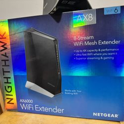 NETGEAR Nighthawk WiFi 6 Mesh Range Extender EAX80