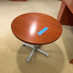 Functional Round Table with Pedestal Base