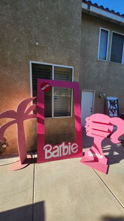 Barbie Party Decorations photo op Box Backdrops Scenery cupcake holder For Sale