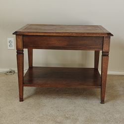 Moving sale! Vintage Solid Wood Side table