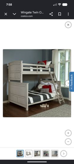 Wingate bunk bed and dresser