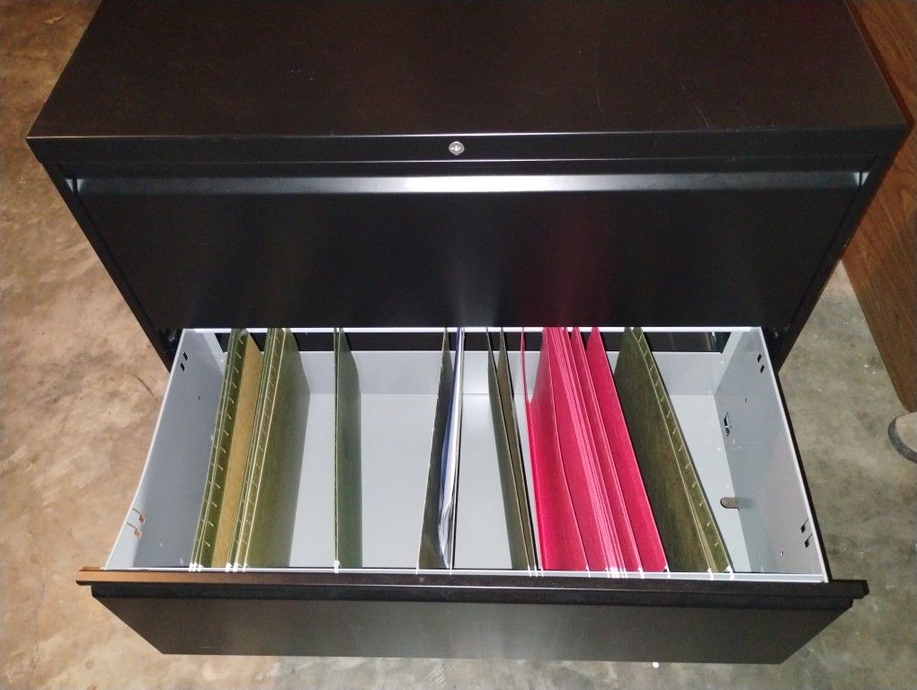 File Cabinet On Platform With CASTERS (locking wheels)