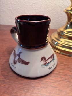 Ceramic Duck Mug Mallard Wood Duck