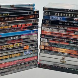 Huge Horror Movie Lot! 35 DVD/Blu-ray Titles! Like New Condition! 