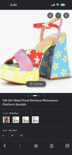 Floral heels