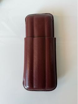 Leather Cigar carrying Case