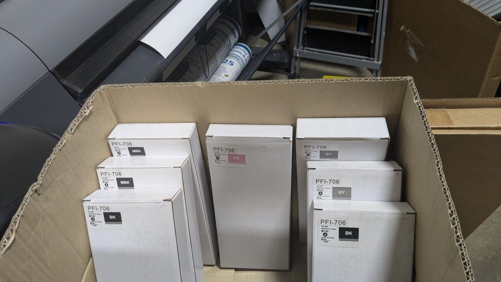 Canon PFI 706 Ink Cartridges