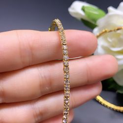 18K Gold Plated 86mm Big Circle Rhinestone Hoop Earrings, Gold Color