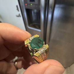 Men’s Emearld Ring 