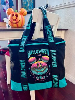 Disneyland Halloween time 2023 canvas tote