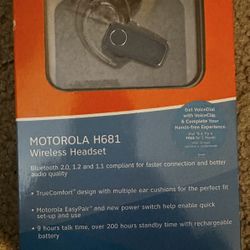 Motorola H681 Wireless Bluetooth Headset