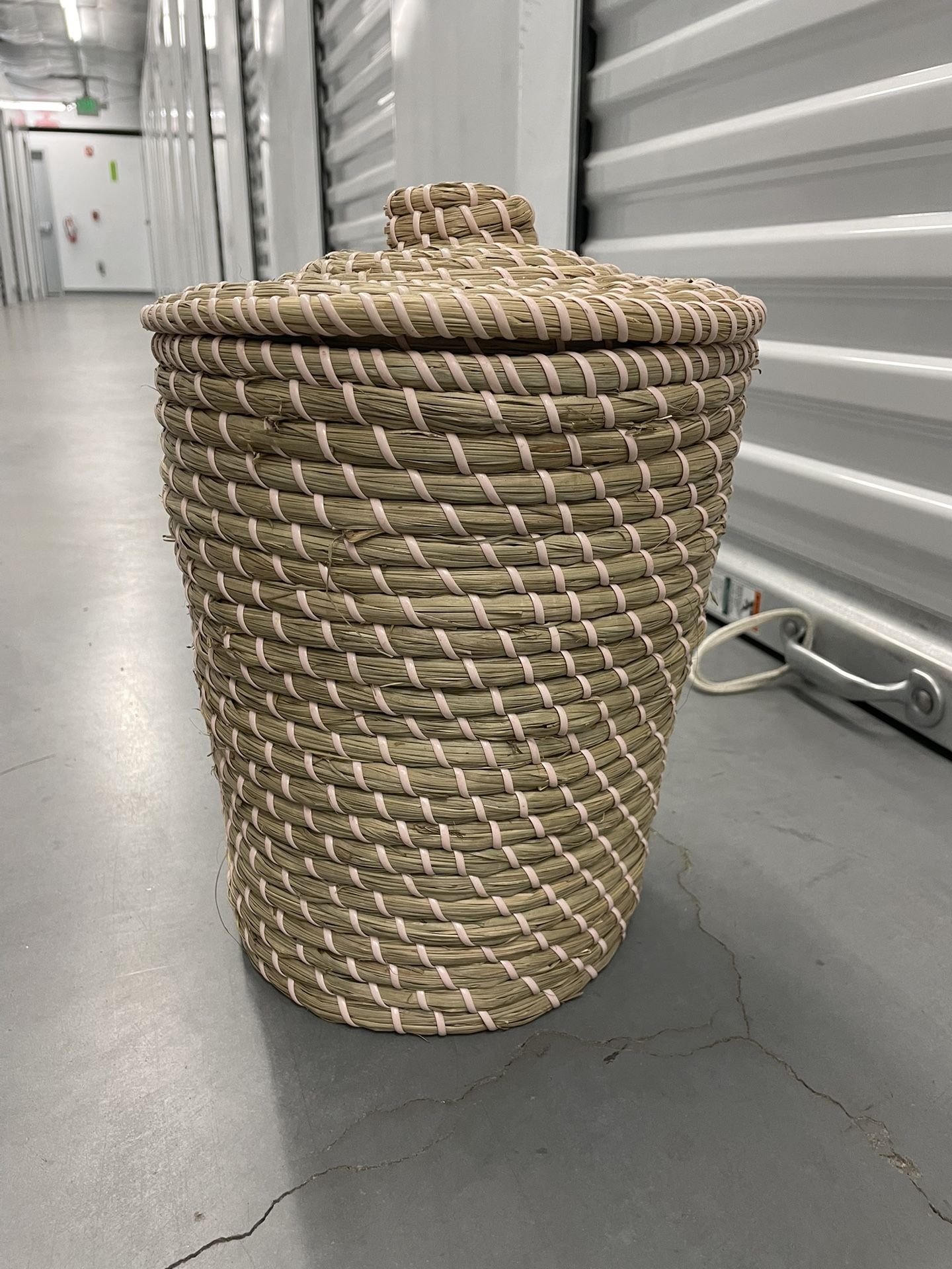 Woven Trash Bin