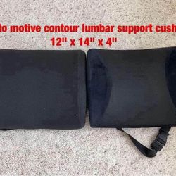 Auto  motive  contour  lumbar  support cushions  -  $10  each