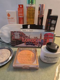 Huge Makeup & Skincare Bundle ELF Revolution Bio-Oil Essence + More