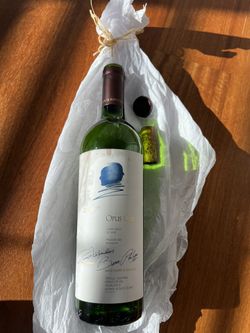 2009 Opus One Empty Bottle Napa Valley Collectible Rare Cork