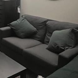 Loveseat Sofa - Dark Gray