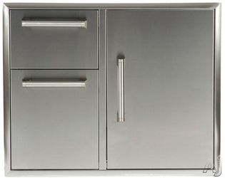 Coyote CCD-2DC31 Cabinet and Dual Drawer Storage, 31 Inch