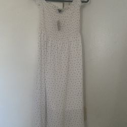 White & Yellow Floral forever 21 Dress