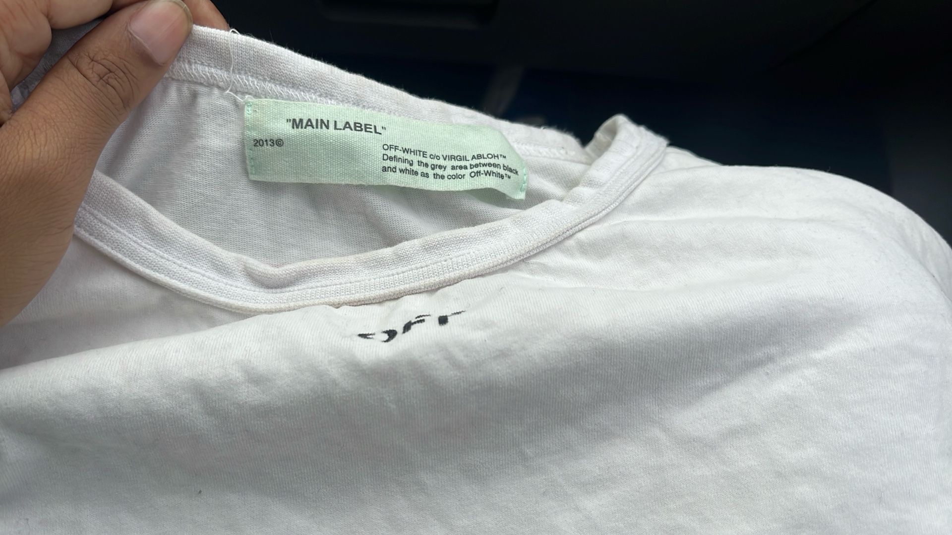 Off White Shirt